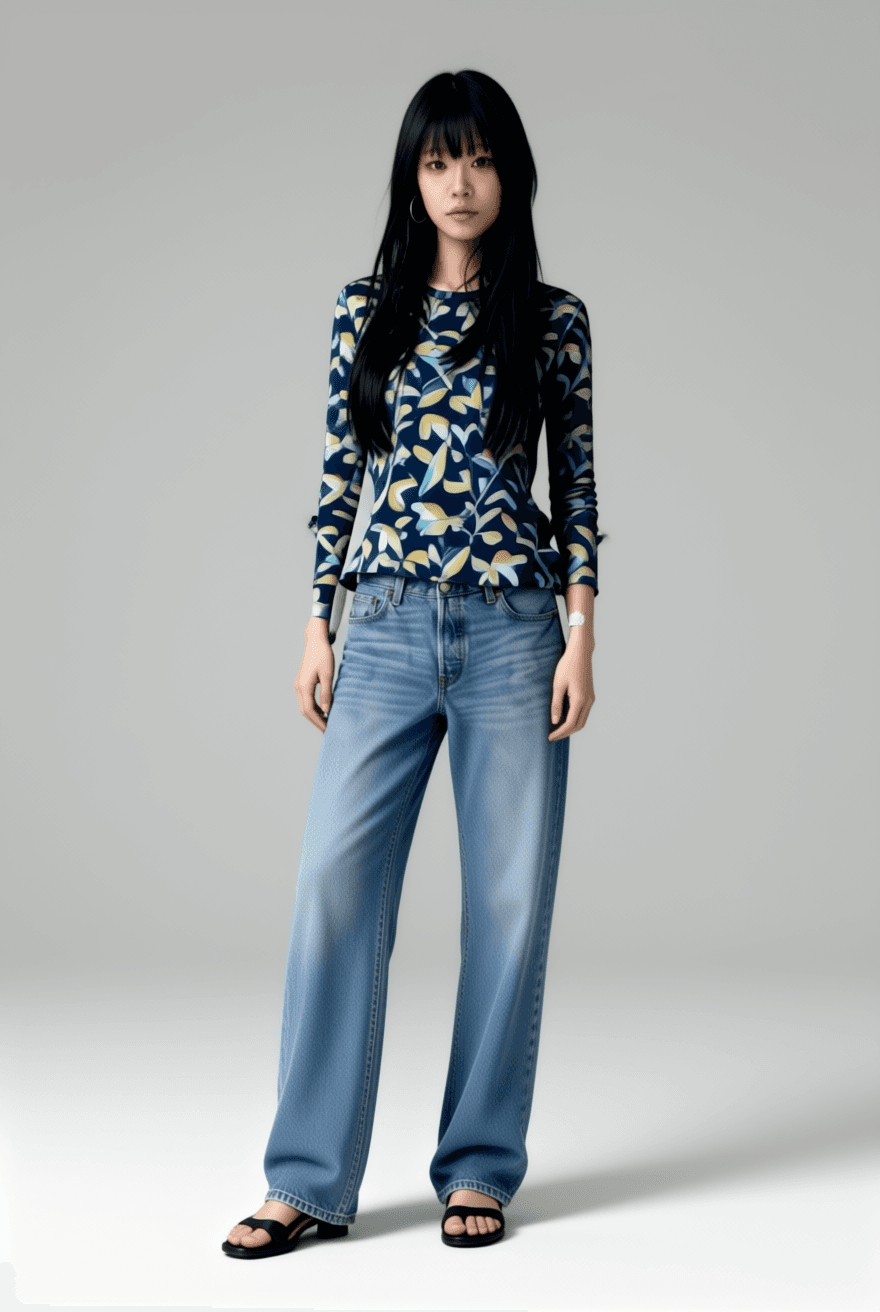 라이트 자켓 레이어드 측면